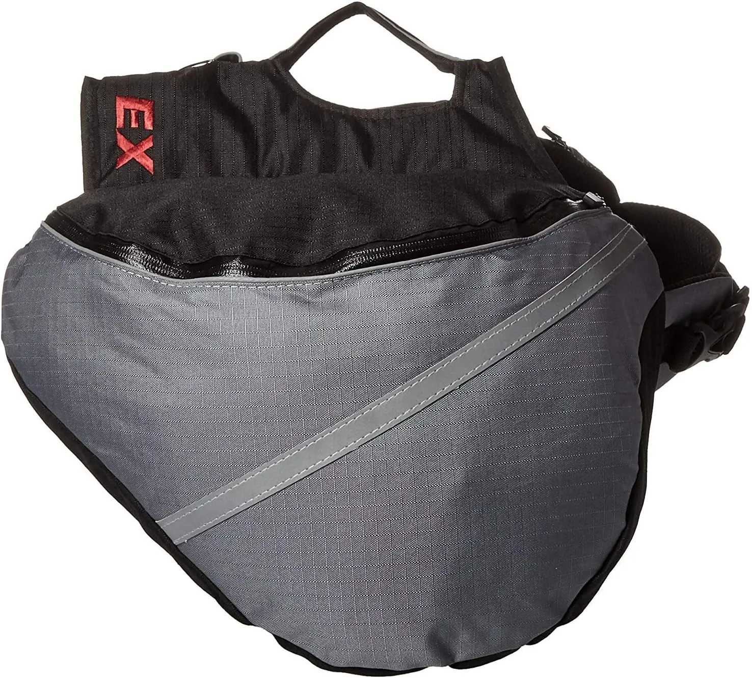 Doggles Dog Backpack, Extreme Large, Gray/Black