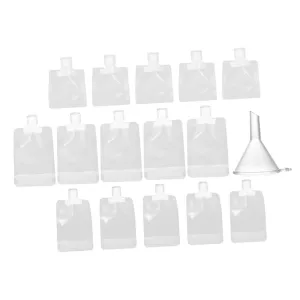 DOITOOL Sets Suction Cup Lotion Dispenser Bag Portable Empty Shampoo Containers Leakproof Travel Toiletry Bag for Skincare Refill Storage for Beauty Essentials