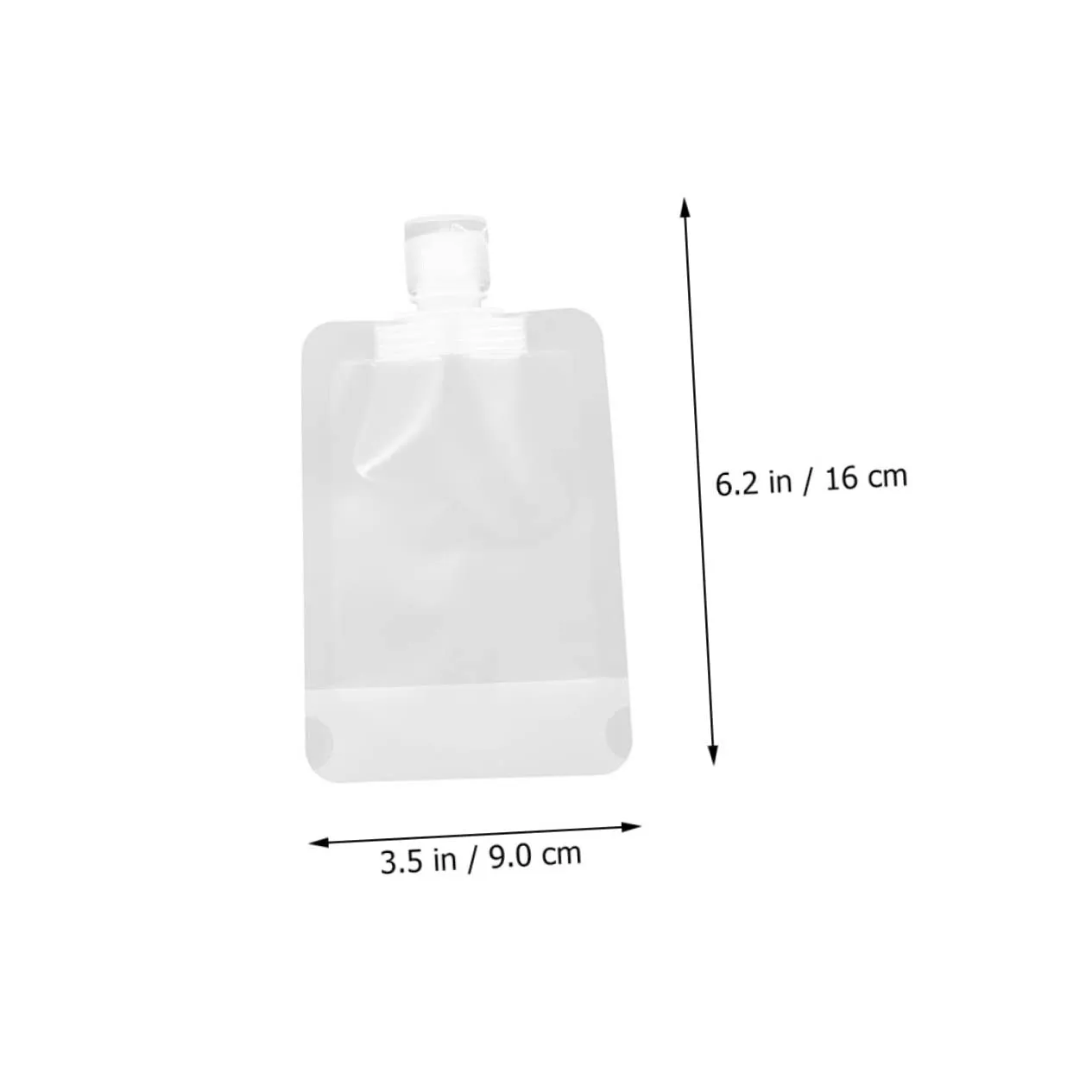 DOITOOL Sets Suction Cup Lotion Dispenser Bag Portable Empty Shampoo Containers Leakproof Travel Toiletry Bag for Skincare Refill Storage for Beauty Essentials