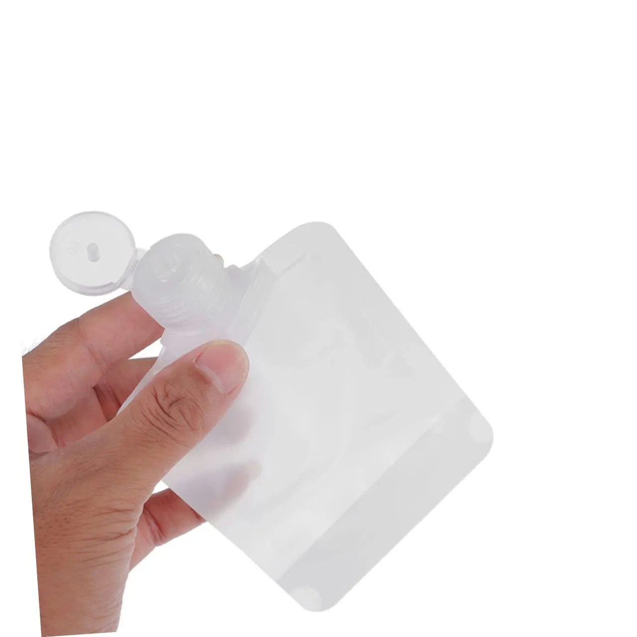 DOITOOL Sets Suction Cup Lotion Dispenser Bag Portable Empty Shampoo Containers Leakproof Travel Toiletry Bag for Skincare Refill Storage for Beauty Essentials