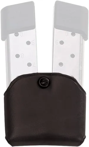 Double Magazine Pouch Single Stack Magazine Leather