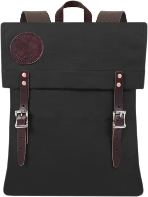 Duluth Pack Scout Pack – Compact Canvas Backpack for Hiking, Travel & Daily Use – Made in USA (Black)