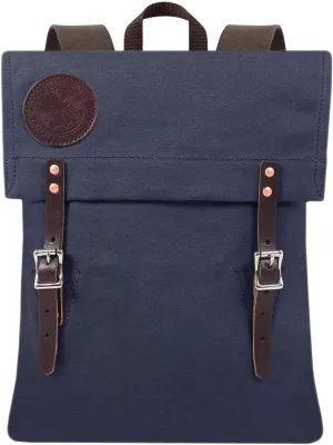 Duluth Pack Scout Pack – Compact Canvas Backpack for Hiking, Travel & Daily Use – Made in USA (Navy)