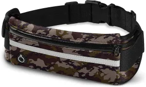 E Tronic Edge Running Belt for Women and Men, Money Belt and Running Fanny Pack, Hiking Fanny Pack, Holder for Cell Phone, Money, and Keys, Adjustable Belt Pouch fits Most Phone and Waist Sizes