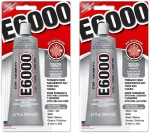 E6000 Craft Adhesive 3.7 oz (Pack of 2) (2 x (Pack of 2))