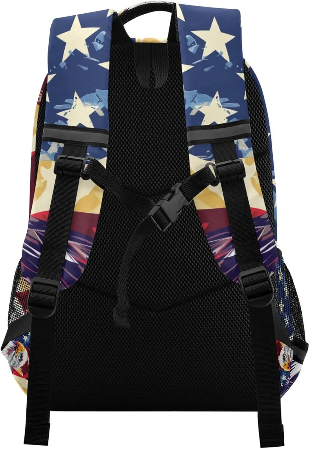 Eagle American Flag Backpack for Boys Girls Elementary School Bag Kids Travel Bags Casual Rucksack Laptop Bookbag