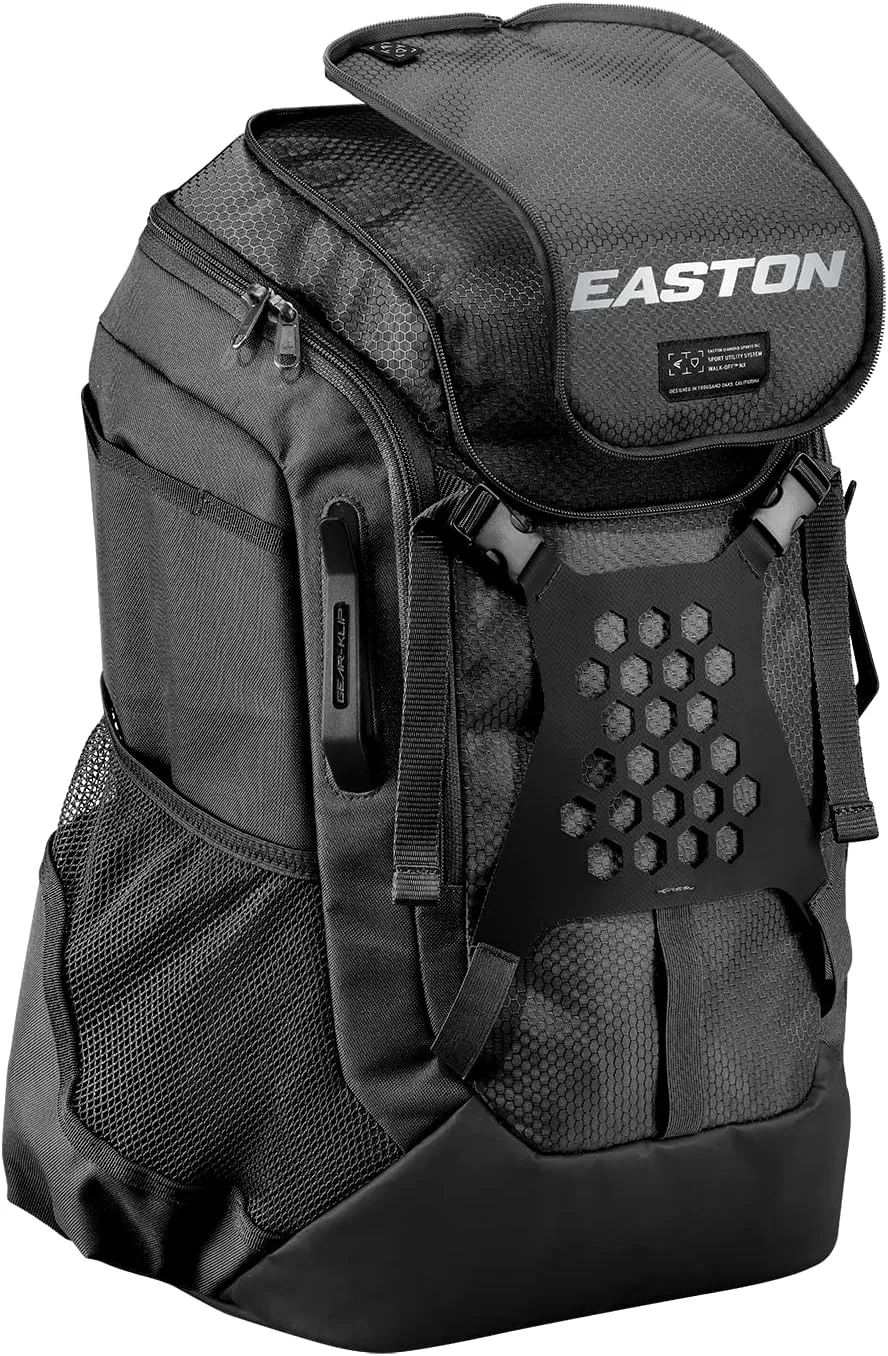 Easton Walk-off NX Backpack Equipment Bag | Adult | Baseball & Fastpitch Softball | Team Logo Panel | Multiple Colors