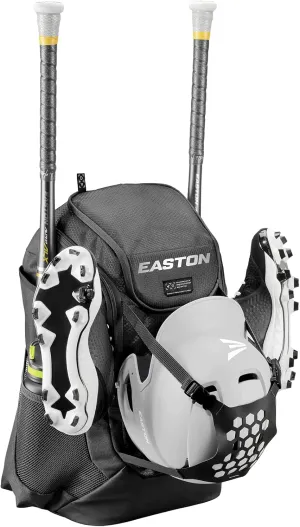 Easton Walk-off NX Backpack Equipment Bag | Adult | Baseball & Fastpitch Softball | Team Logo Panel | Multiple Colors