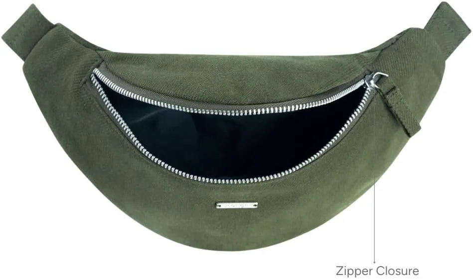 Ecoright Fanny Packs for Women, Canvas Crossbody Bag Men & Belt Bag for Women for Hiking, Running, Sports, Traveling