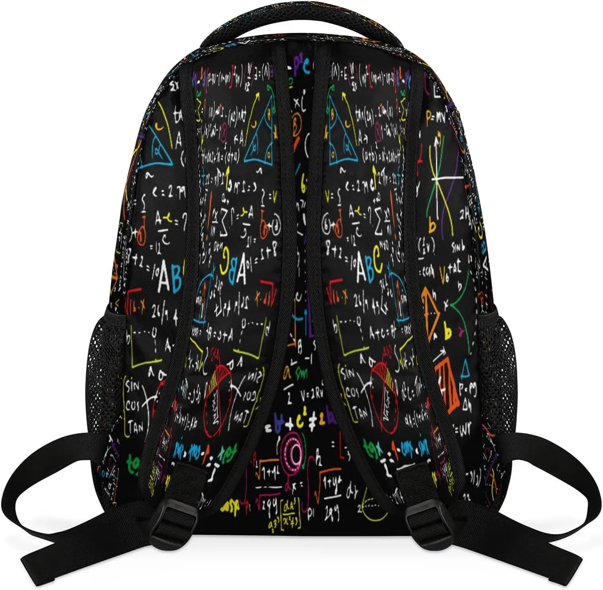 Educational Math Formula Backpack for Girls Boys Kids 16inch Laptop Backpacks Lightweight Waterproof School Bookbag Travel Daypack Computer College Bag Gym Rucksack for Work School Women Men