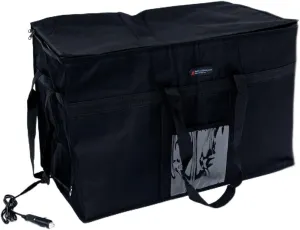 Electric Heated Insulated Food Delivery Bag, Pizza Delivery Bags for Hot and cold Food Large Reusable (23x14, Delivery Bag   Heating Pad)