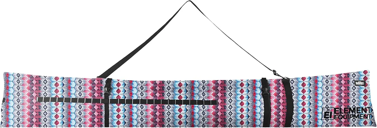 Element Equipment Padded Ski Bag Adjustable One Size Fits All Travel Ski Bag