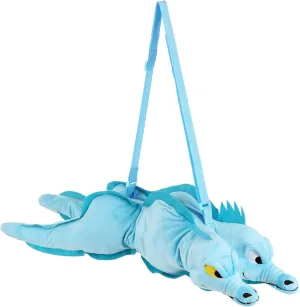 elope Disney Flotsam & Jetsam Little Mermaid Companion Bag - Adjustable Strap with Zipper Pouch, 24-Inch Plush Design