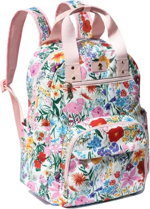 ESVAN Diaper Bag Backpack, Large Capacity Multifunction Baby Essentials Fashion Travel Pack Linen Canvas office Laptop Bag