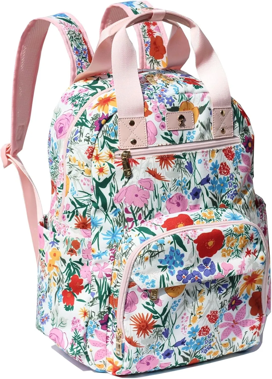 ESVAN Diaper Bag Backpack, Large Capacity Multifunction Baby Essentials Fashion Travel Pack Linen Canvas office Laptop Bag