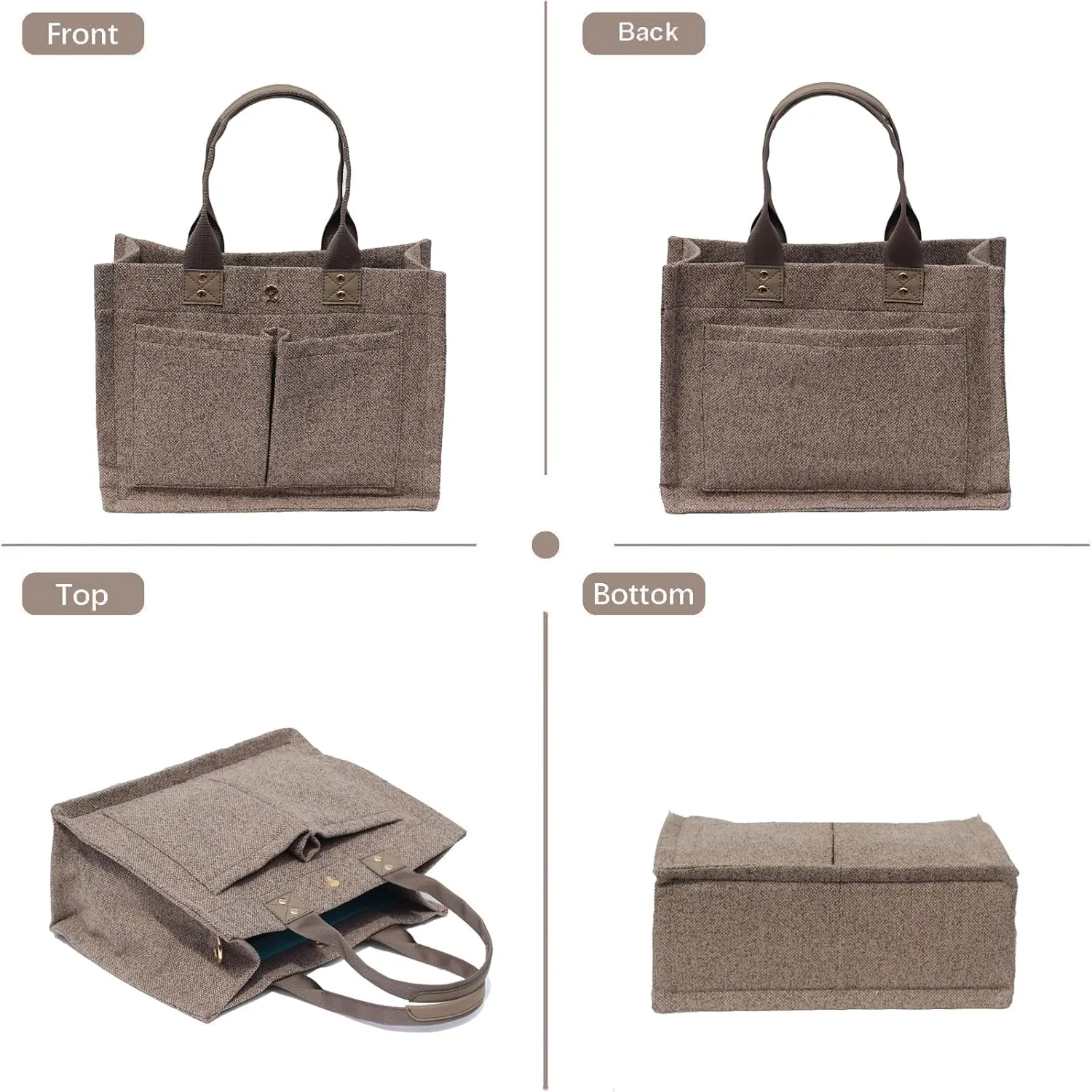 ESVAN Tote Bag for Women Purse Crossbody Bags for Work Diaper Travel Messenger Laptop Bag Handbags
