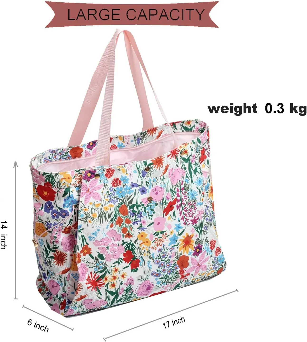 ESVAN Yoga Mat Bag, Gym Bag Tote Bag with Multi Pockets For Women Drawstring Yoga Mat Carrier Pilates Travel Workout Office