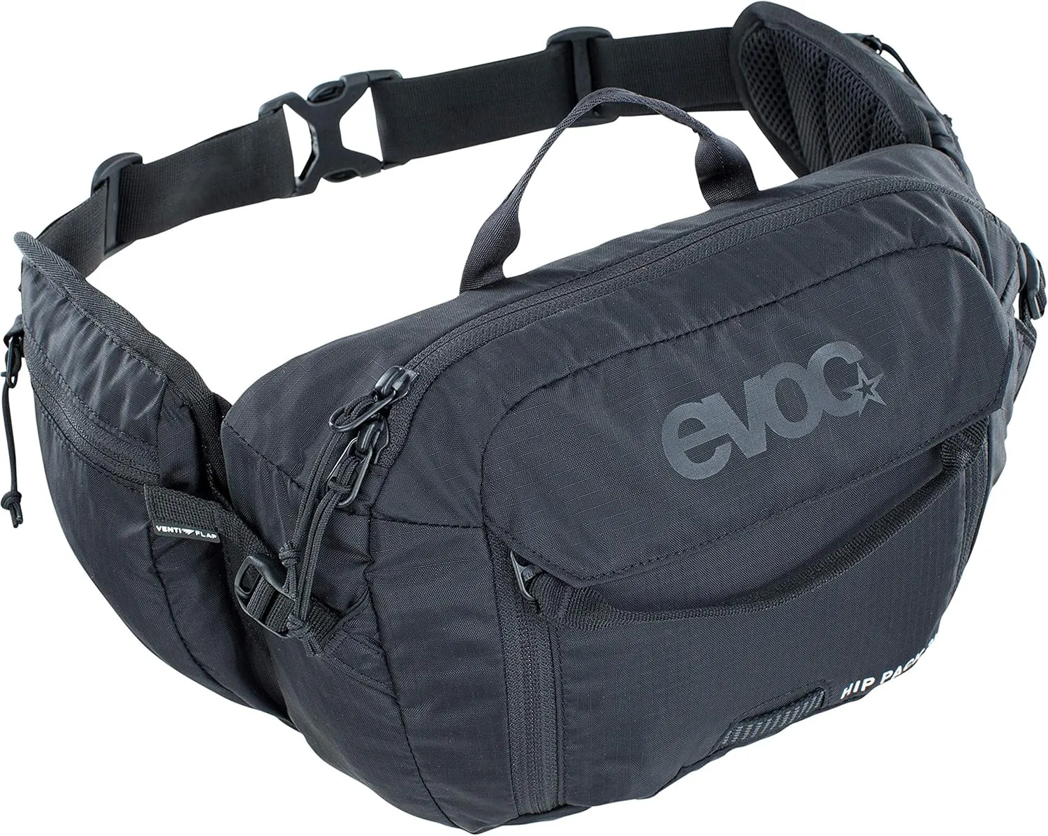 EVOC Hip Pack 3, Carbon Grey/Chilli Red, 28 x 18 x 8 cm