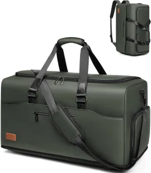 Expandable 55/70L Duffle Bag for Travel,Travel Bag for Men,Carry on Weekend Bag with Shoe Compartment,Waterproof Gym Bags Overnight Bag for Men Women
