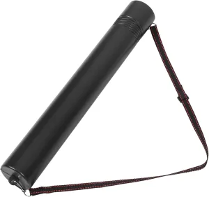 Expandable Drawing Tube Telescoping Blueprint Storage Tube for Artwork Posters Plans Durable Plastic Design with Shoulder Strap Portable Lightweight for Easy