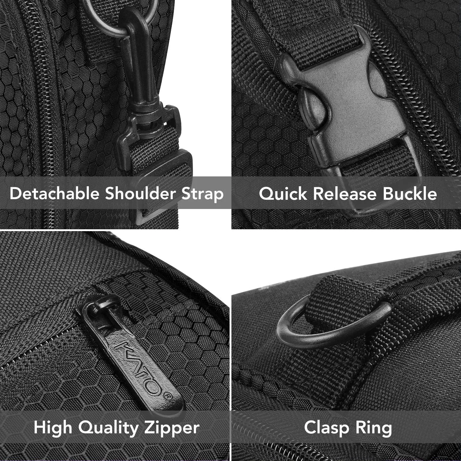Expandable Insulated Lunch Bag, Leakproof Flat Lunch Cooler Tote with Shoulder Strap for Men and Women, Suitable for Work & Office by Tirrinia, Black