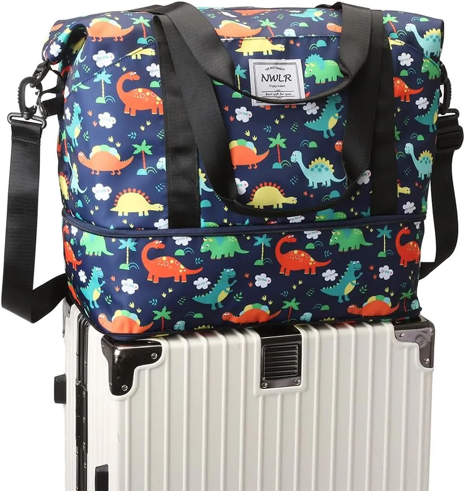 Expandable Travel Duffle Bag Weekender Carry on Overnight Bag Gym Bag for Women