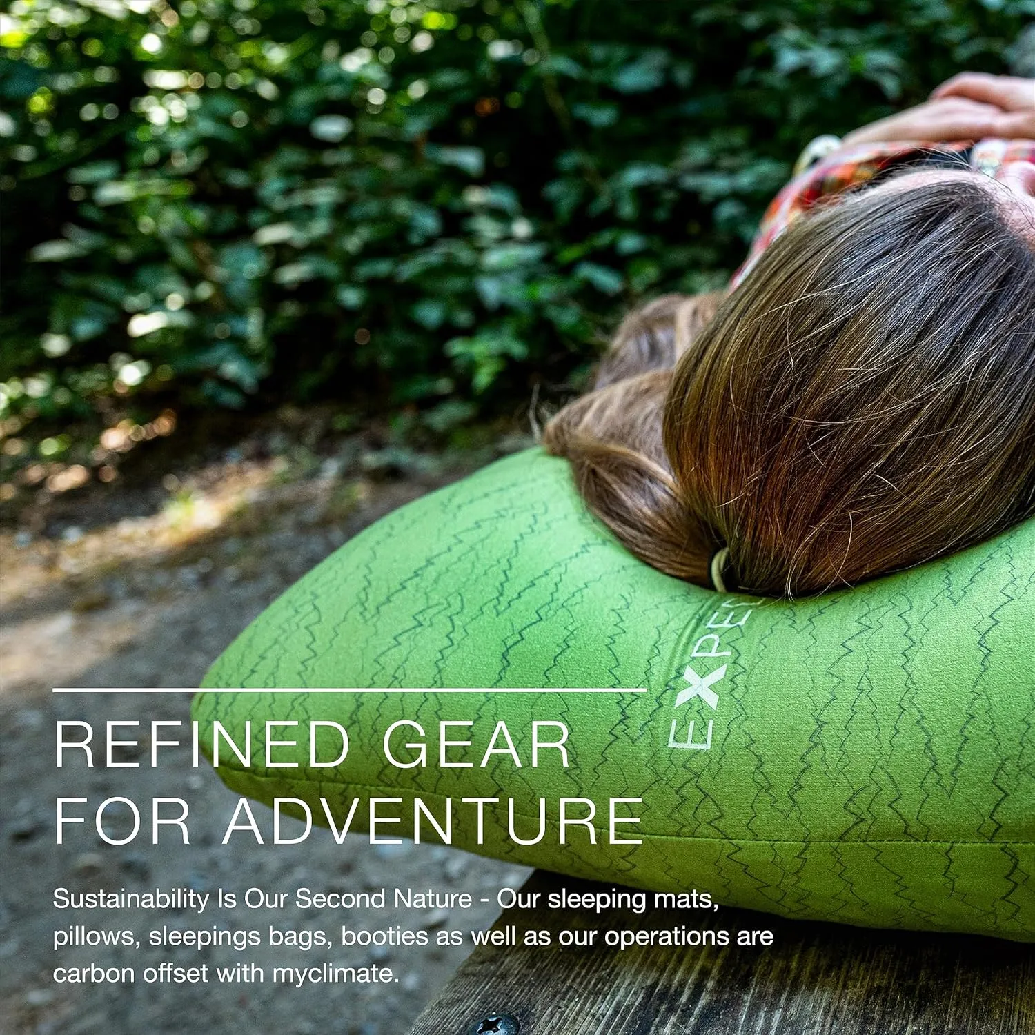 Exped Ultra Pillow | Premium Ultralight & Compact Camping Pillow | Packable Sleeping Pillow | Inflatable Backpacking Pillow, Grey Goose, Medium
