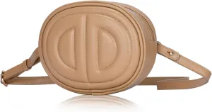 Fahion H crossbody bag, Leather fanny pack for women,Fashion khaki crossbody, Popular exquisite waterproof fanny bag for women.
