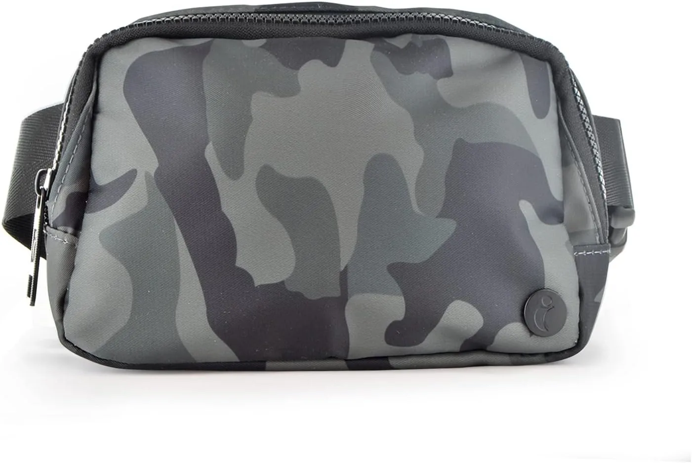 Fanny Pack for Men & Women, Crossbody Waist Belt Bag for Sports, Travel, Walking, Running, Hiking (Camo Grey)