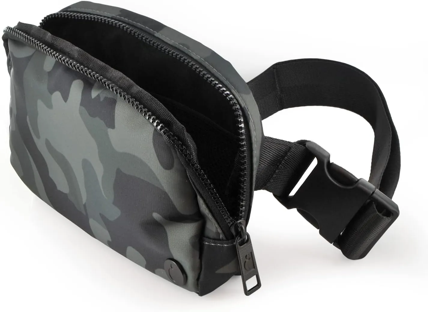 Fanny Pack for Men & Women, Crossbody Waist Belt Bag for Sports, Travel, Walking, Running, Hiking (Camo Grey)