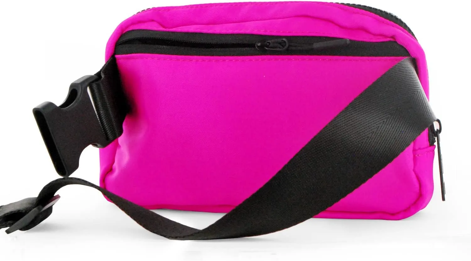 Fanny Pack for Men & Women, Crossbody Waist Belt Bag for Sports, Travel, Walking, Running, Hiking (Fuchsia, One Size)