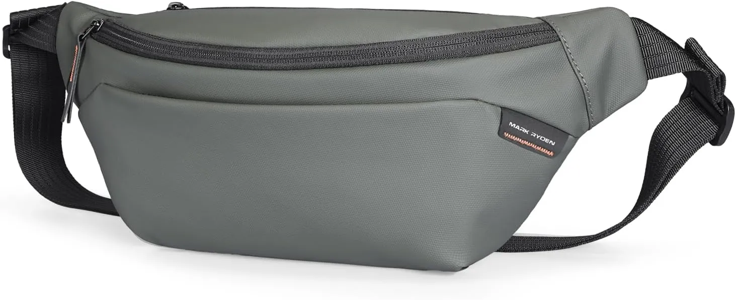 Fanny Pack for Men,Fashion Waist Packs Adjustable Belt Bag Sling Bag Water-Resistant Cross body Pack Chest Bag Daypack Bum Bags for Travel Sports Hiking