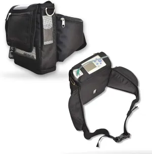 Fanny Pack/Hip Bag For Inogen One G5 (I0-500) and OxyGo Next (1400-3000) (Black)