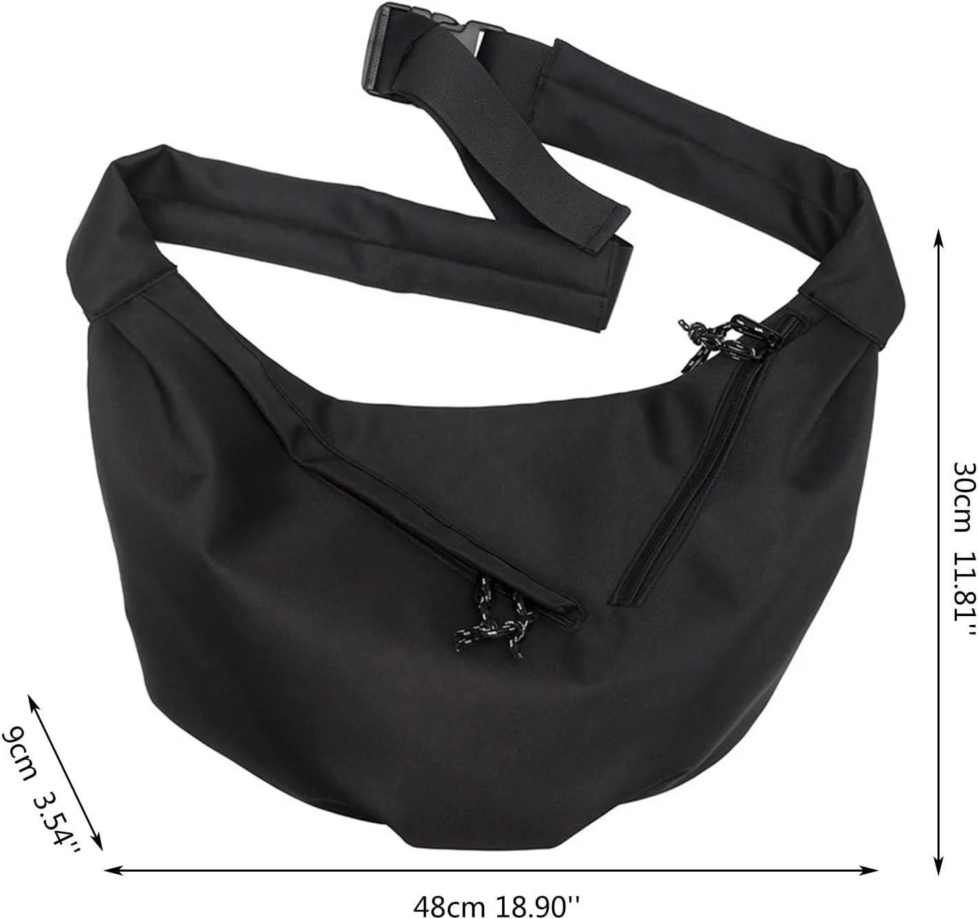 Fanny Packs for Women Men Locomotive Cool Dumpling Shoulder Bag Casual Men And Women Single Shoulder Messenger