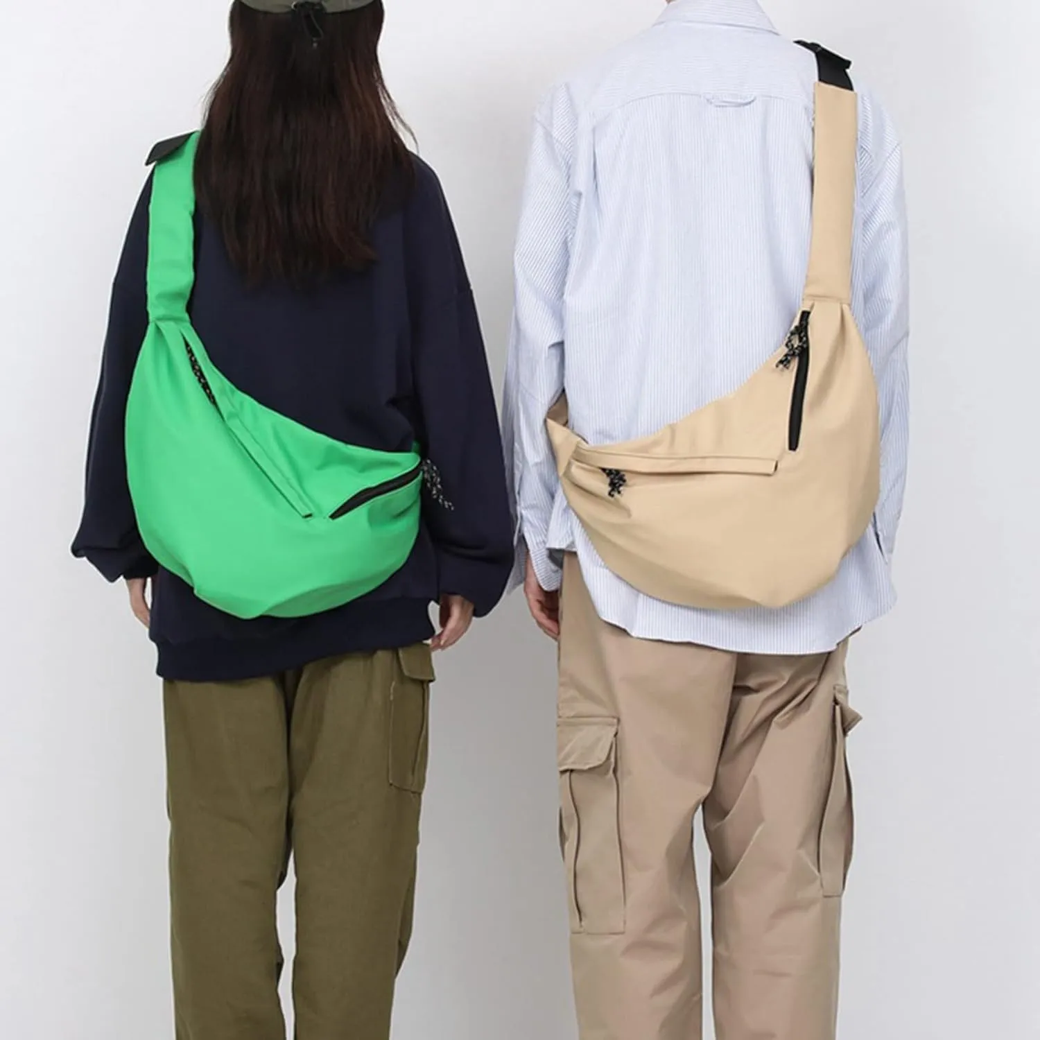 Fanny Packs for Women Men Locomotive Cool Dumpling Shoulder Bag Casual Men And Women Single Shoulder Messenger