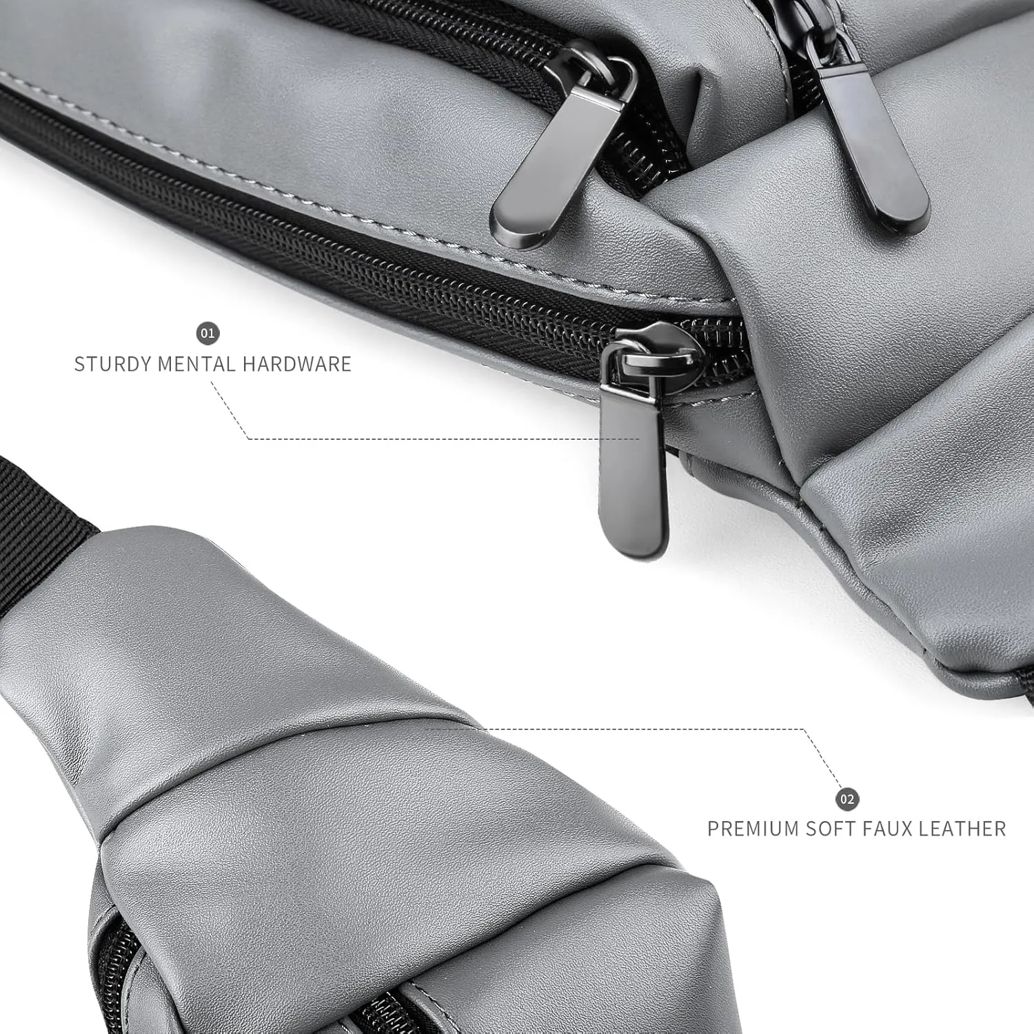 Fanny Packs for Women Plus Size, PU Leather Fanny Pack Running Belt Bag for Women with Card Slots, Black Waist Bags Crossbody Waist Pack Hip Bum Bag for Travel Workout Hiking Disney Beige Brown Green