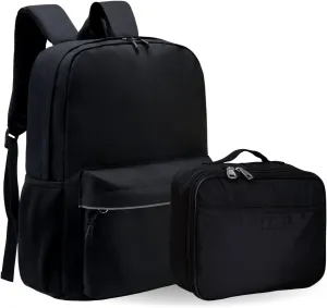 Fenrici Kids' Backpack with Lunch Box Gift Set for Boys and Girls, School Bag with Laptop Compartment and Insulated Lunch Bag