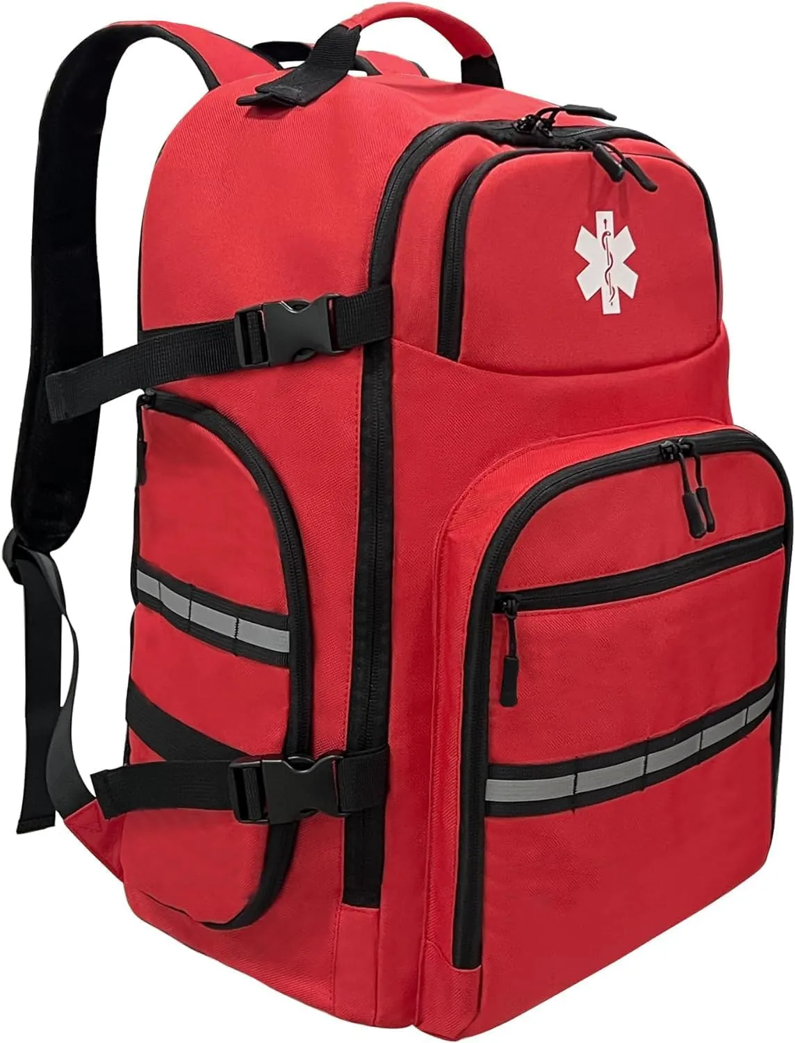 First Responder Bag, EMS Equipment Emergency Medical Supplies Tactical Range Shoulder Molle Bag - Heavy Duty Sports Outdoor Rescue Pack - Perfect for Camping Hiking Trekking (Large-2)