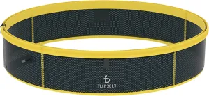 FlipBelt Lightweight Running Air Belt, Fitness and Running Fanny Pack for Women and Men, Non Chafing Waist Band Pack for Phone, Keys, Money, Moisture Wicking Storage Belt, USA Company