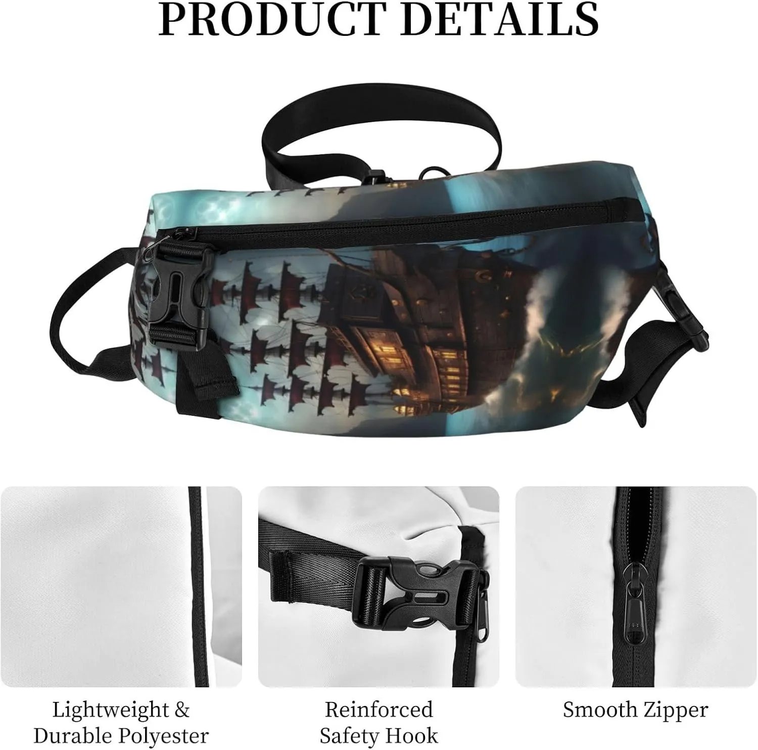 Flower Diamond Paintings Print Lightweight Adjustable Crossbody Backpack Daypack For Men,Women Sling Bag