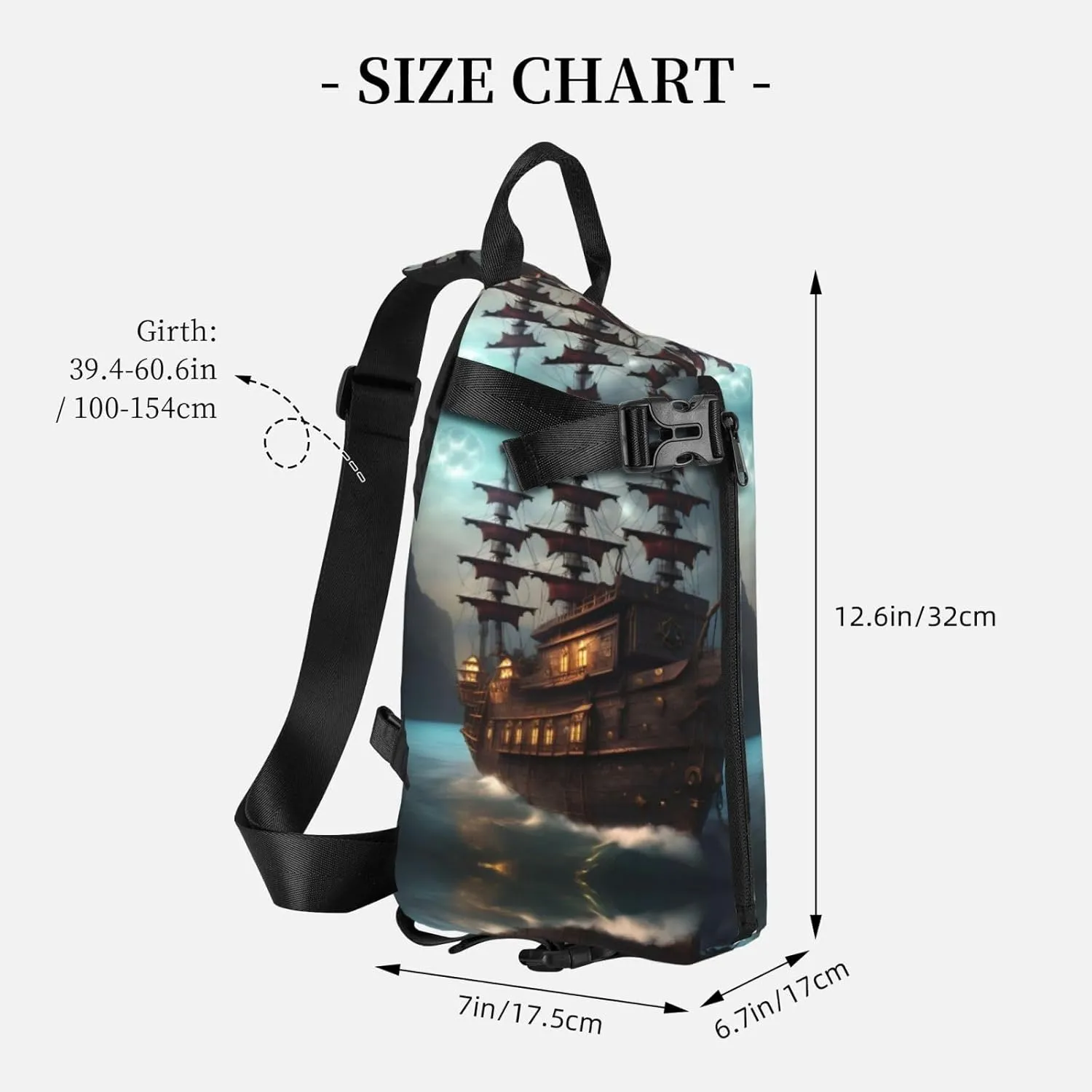 Flower Diamond Paintings Print Lightweight Adjustable Crossbody Backpack Daypack For Men,Women Sling Bag