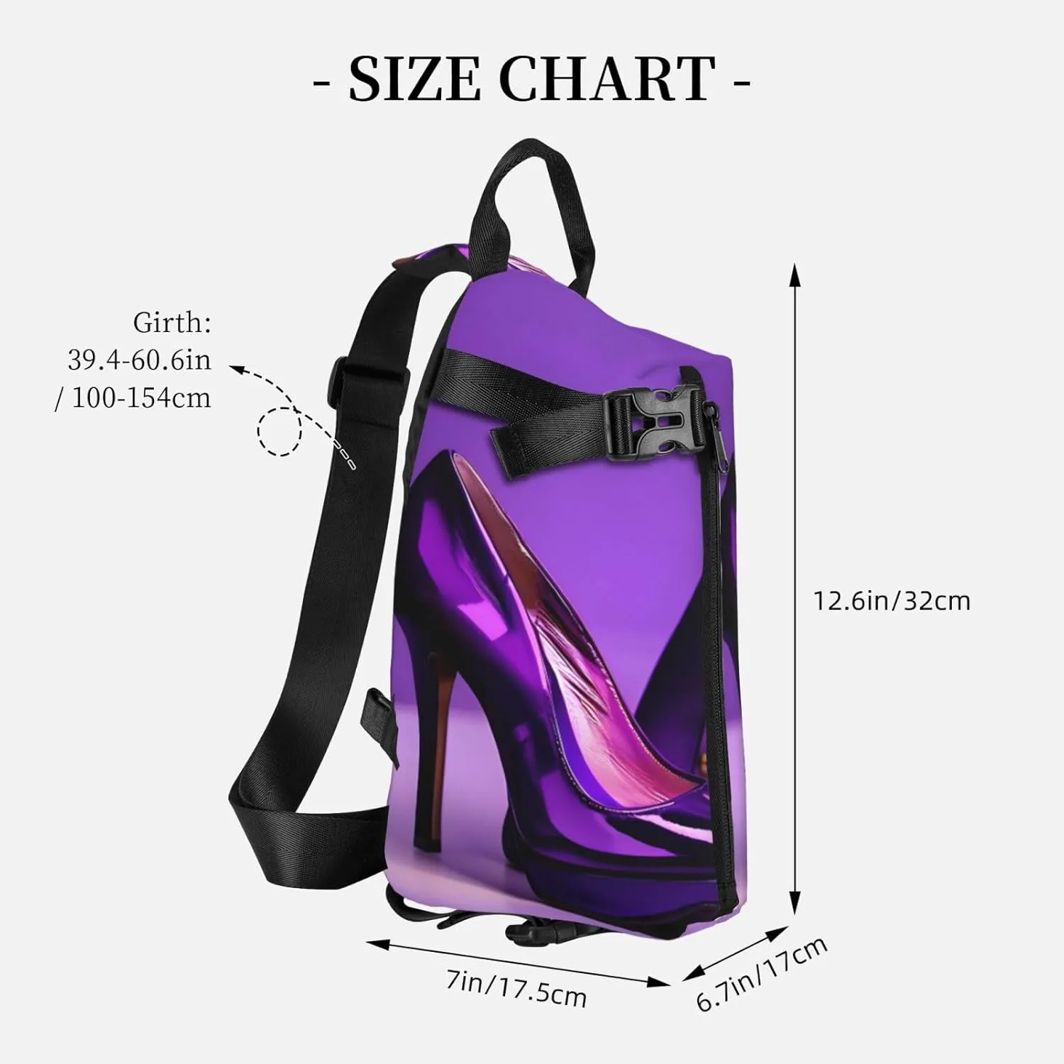 Flower Diamond Paintings Print Lightweight Adjustable Crossbody Backpack Daypack For Men,Women Sling Bag