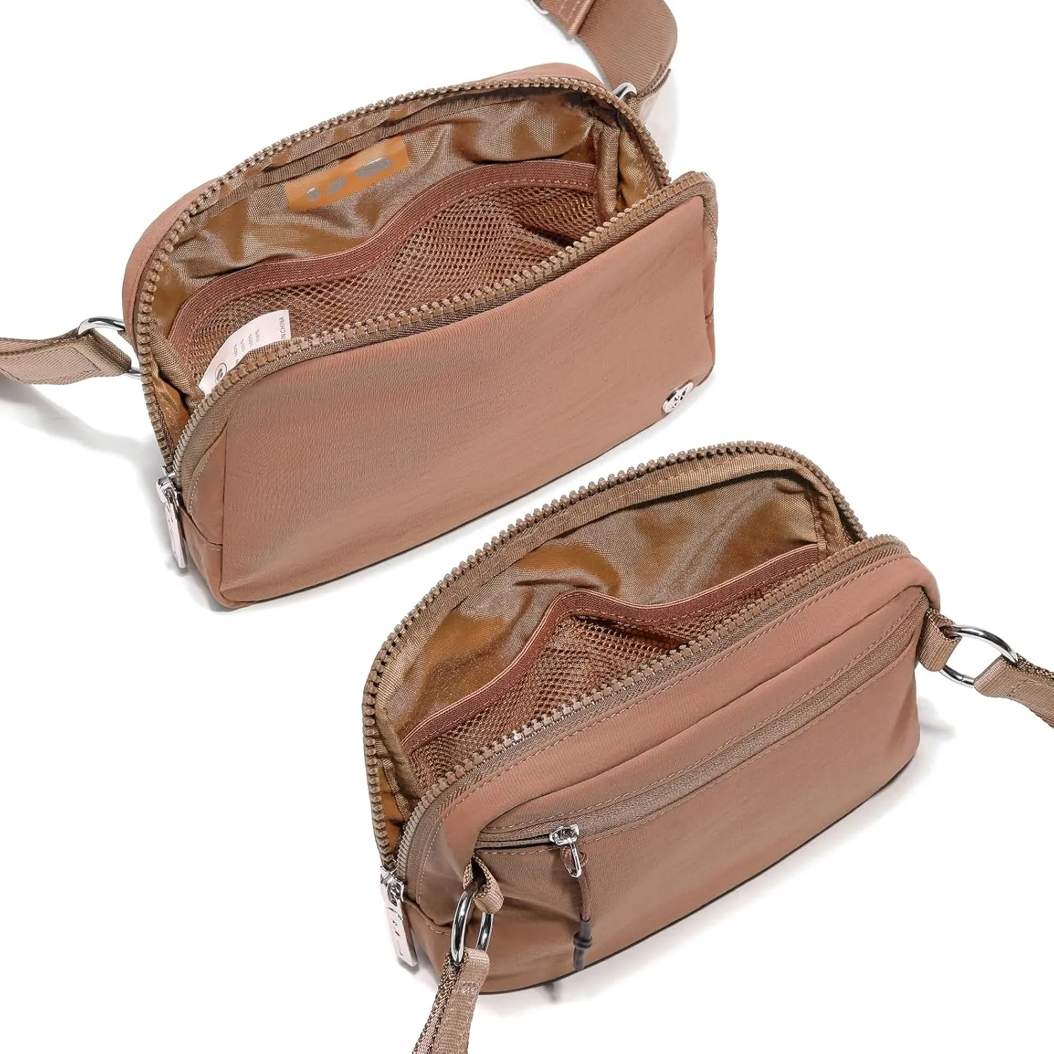 FODOKO Unisex Two-way Zipper Belt Bag