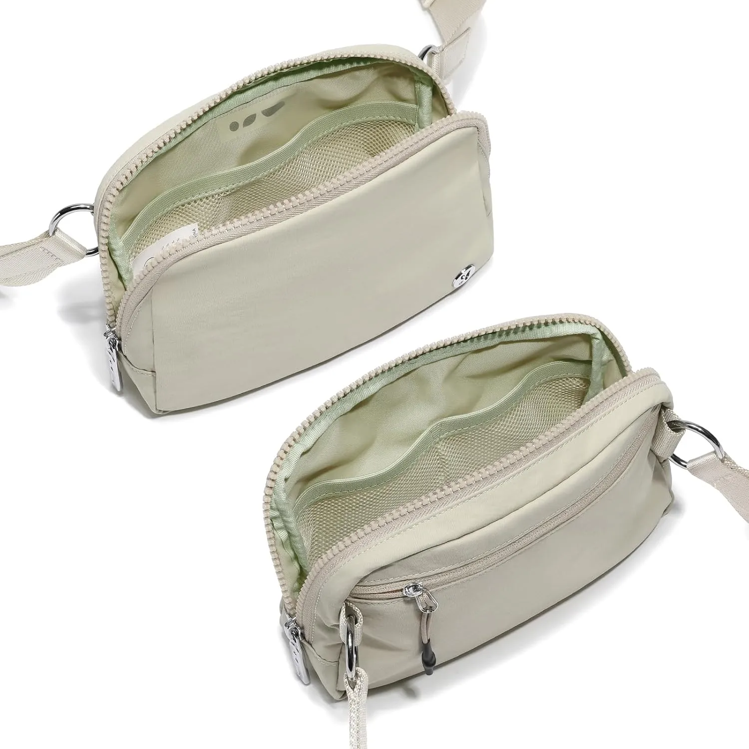 FODOKO Unisex Two-way Zipper Belt Bag