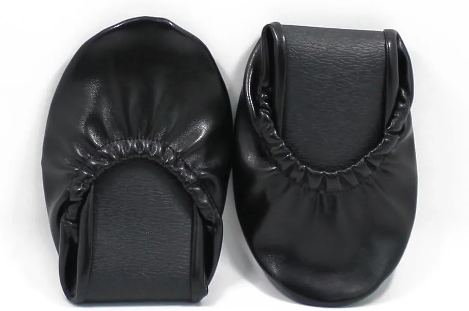 Foldable Shoes Travel Ballet Flats with Expandable Tote Bag for High Heels Folding Womens Shoes