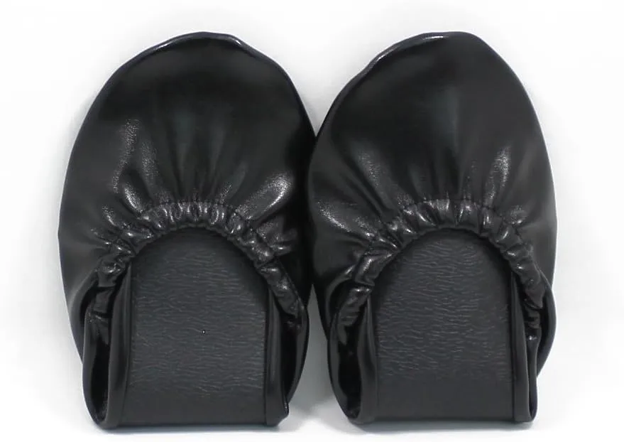 Foldable Shoes Travel Ballet Flats with Expandable Tote Bag for High Heels Folding Womens Shoes