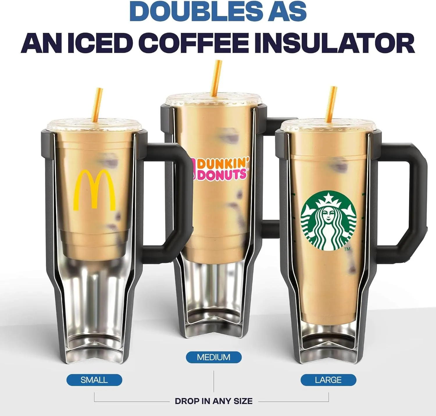 Frost Buddy Thicc Buddy - 40 oz Stainless Steel Vacuum Insulated Tumbler with Lid and Straw for Water - Travel Mug Cupholder Friendly - Gifts for Women Men Him Her (Ballet Slipper)