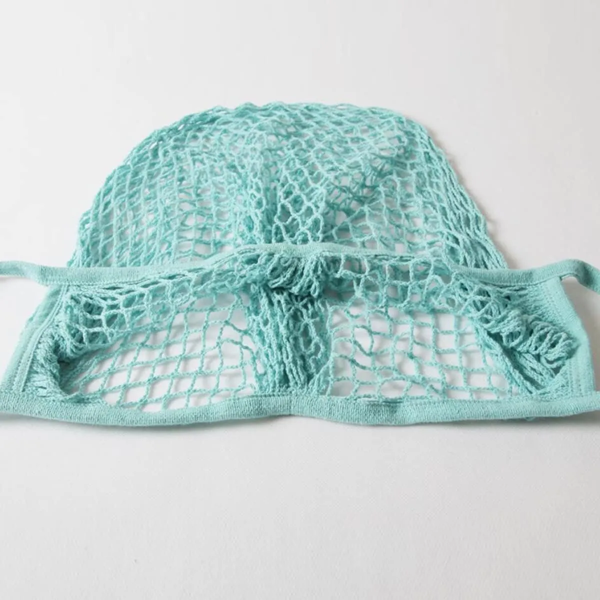 FZBNSRKO Cotton Shopping Bags,2 Pack Cotton Mesh Grocery Bags/Mesh Bags for Fruit&Vegetable Market Bags/mesh vegetable bags