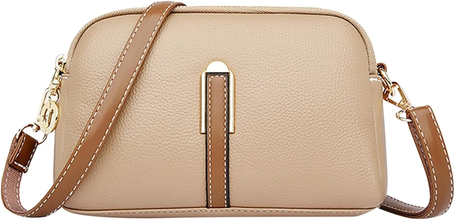 FZVYD Hobo Crossbody Bags for Women,Crossbody Purses for Women Casual Adjustable Strap Ladies Shoulder Bag PU Leather Shoulder Bag 2024 Fashion Handbags Khaki #2