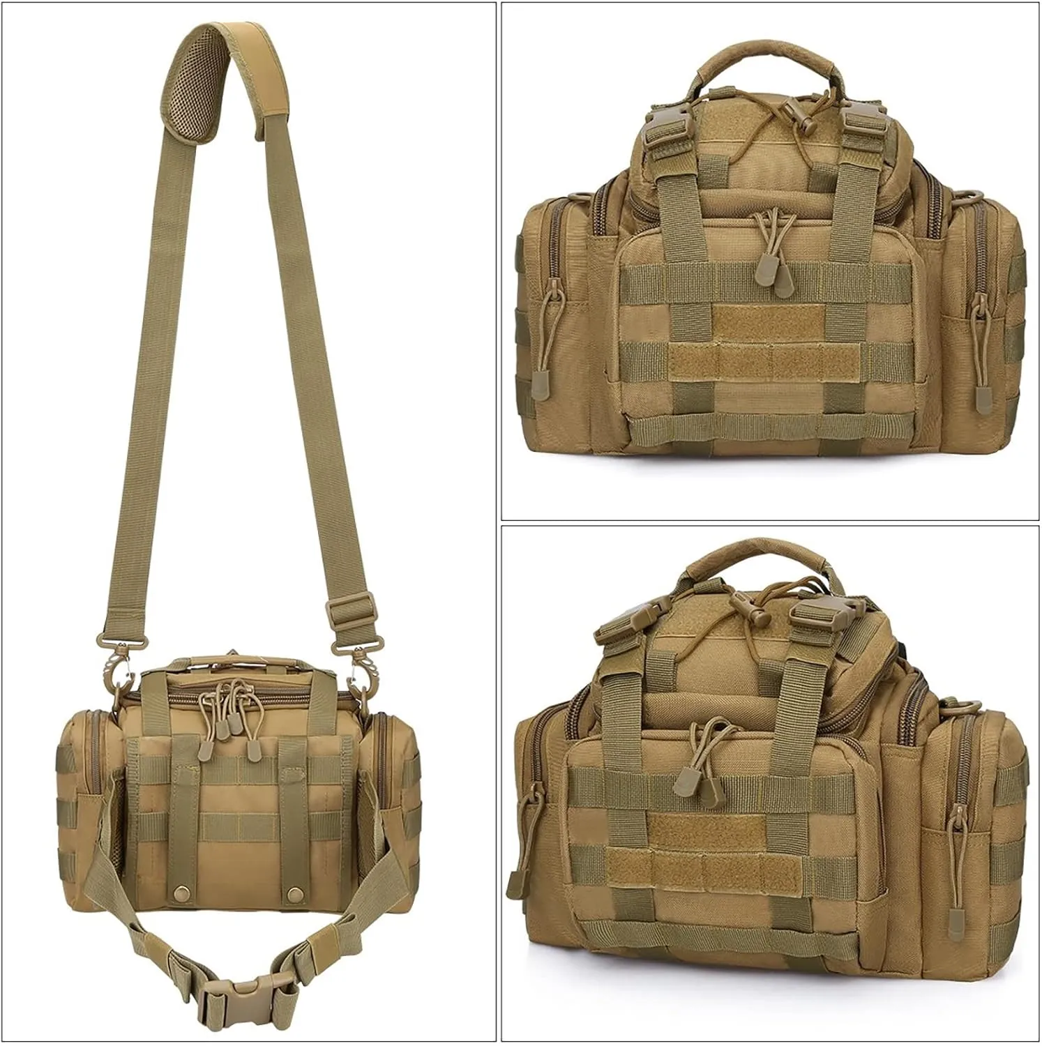 G4Free Sport Outdoor Waist Pack Tactical Sling Bag Hiking Fanny Pack Fishing Tackles